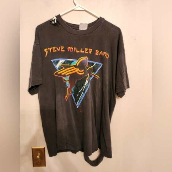 Hanes Other - Vintage Steve Miller Band Lost Cities Tour T Shirt 1992 Black